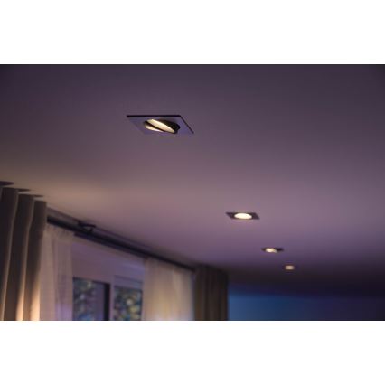 Philips - LED RGBW Ljusreglerad upphängd taklampa Hue CENTURA 1xGU10/5,7W/230V