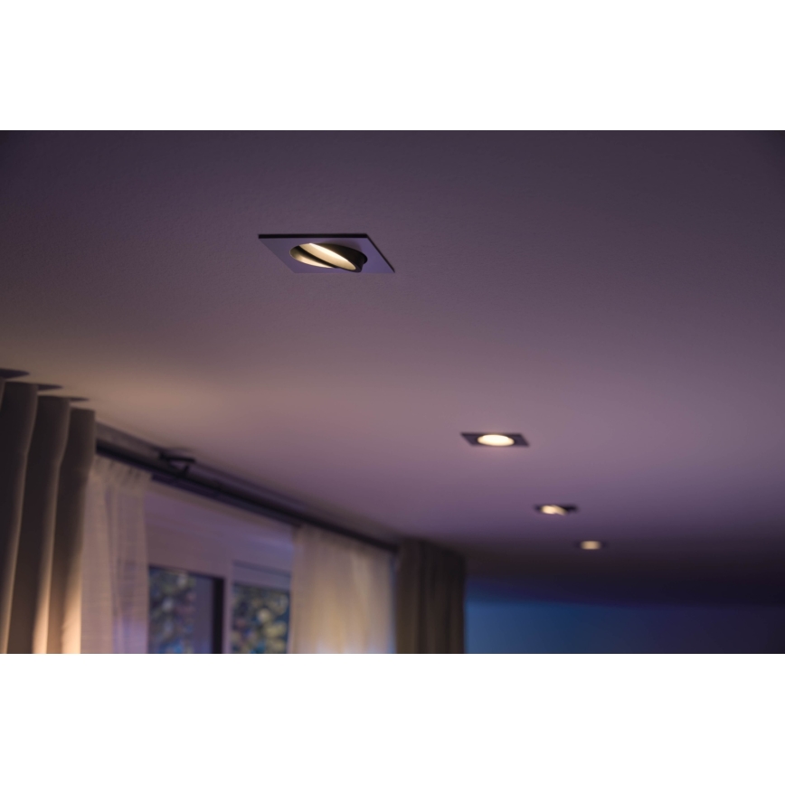 Philips - LED RGBW Ljusreglerad upphängd taklampa Hue CENTURA 1xGU10/5,7W/230V