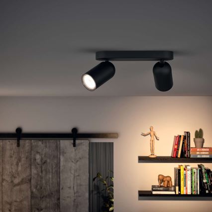 Philips 50582/30/PN - Spotlight MYLIVING PONGEE 2xGU10/5,5W/230V