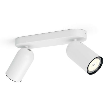 Philips 50582/31/PN - Spotlight MYLIVING PONGEE 2xGU10/5,5W/230V
