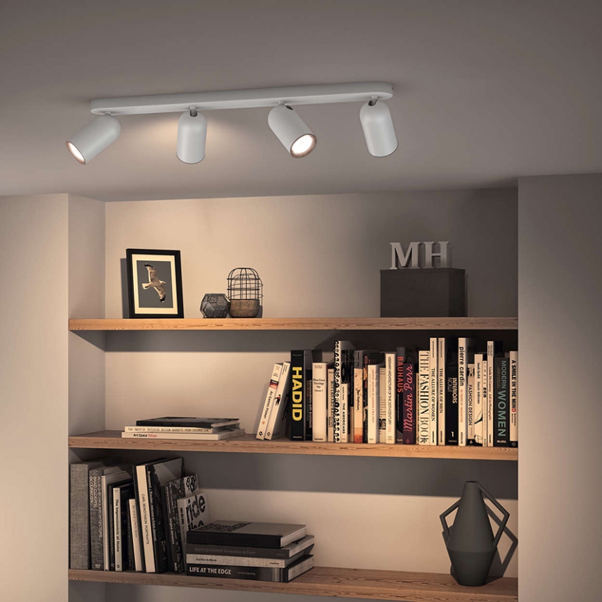 Philips 50584/31/PN - Spotlight MYLIVING PONGEE 4xGU10/5,5W/230V