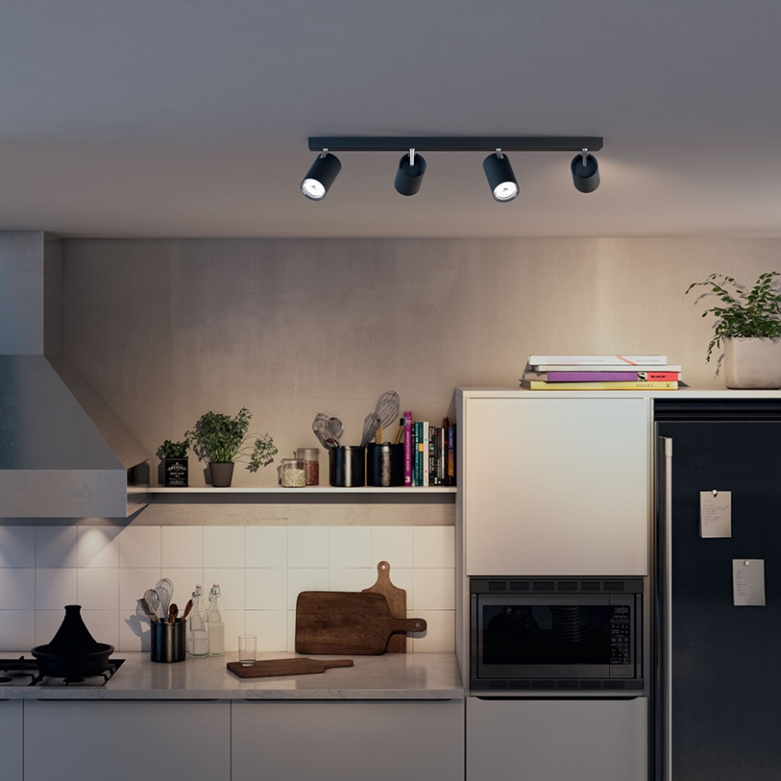 Philips 50594/30/PN - Spotlight MYLIVING KOSIPO 4xGU10/5,5W/230V