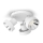 Philips 50603/31/P0 - LED Spotlight BUKKO 3xLED/4,5W/230V