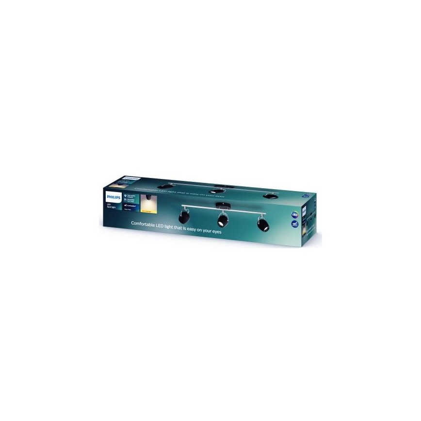 Philips 50613/30/P0 - LED spotlight RIVANO 3xLED/4,5W/230V