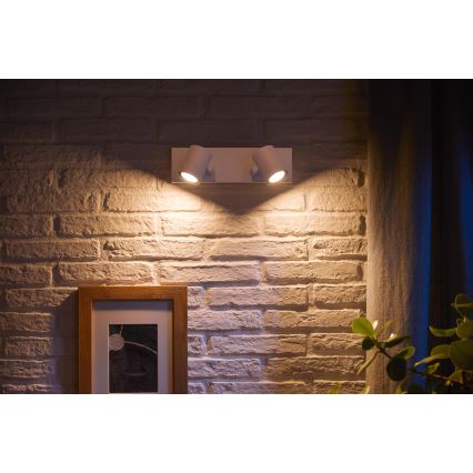 Philips - LED RGBW Dimbar spotlight Hue ARGENA 2xGU10/5,7W/230V