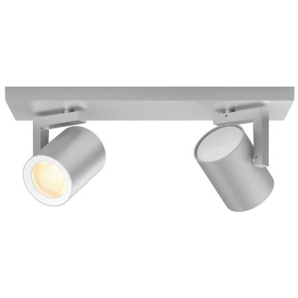 Philips - LED RGBW Dimbar spotlight Hue ARGENA 2xGU10/5,7W/230V