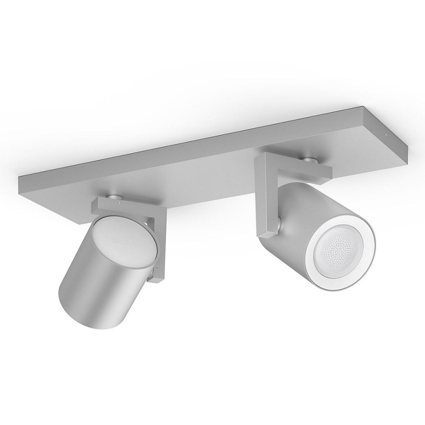 Philips - LED RGBW Dimbar spotlight Hue ARGENA 2xGU10/5,7W/230V