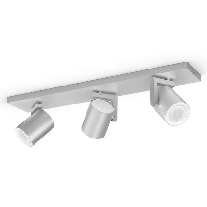 Philips - LED RGBW Dimbar spotlight Hue ARGENA 3xGU10/5,7W/230V