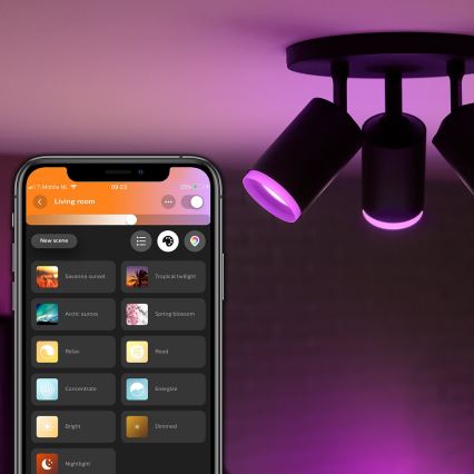 Philips - LED RGBW Dimbar spotlight Hue FUGATO 3xGU10/5,7W/230V