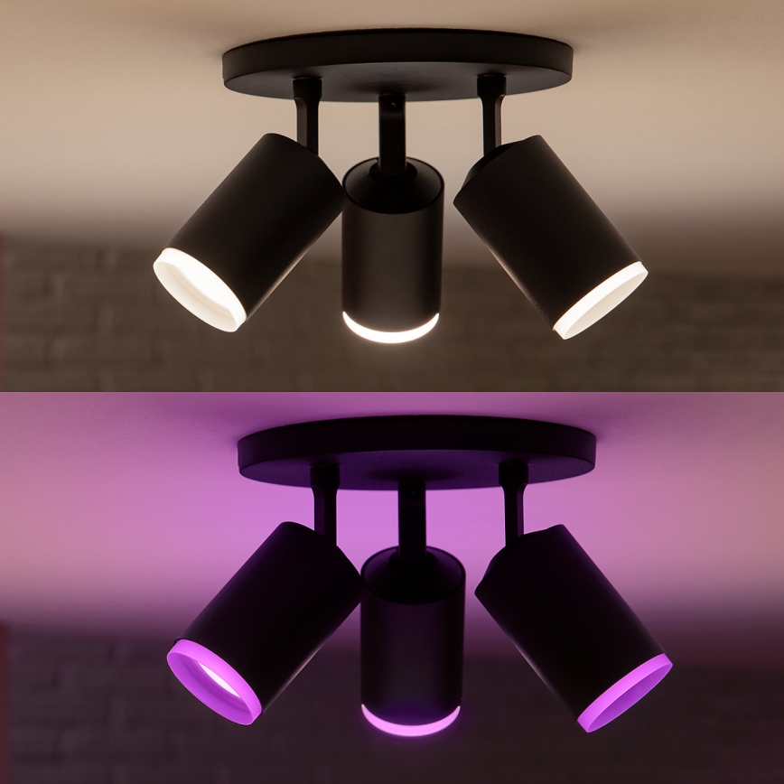 Philips - LED RGBW Dimbar spotlight Hue FUGATO 3xGU10/5,7W/230V