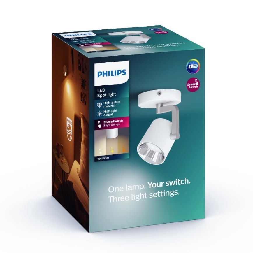 Philips - LED-dimbar strålkastare 1xLED/4,5W/230V