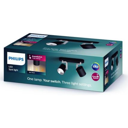 Philips - LED dimbar spotlight 2xLED/4,5W/230V