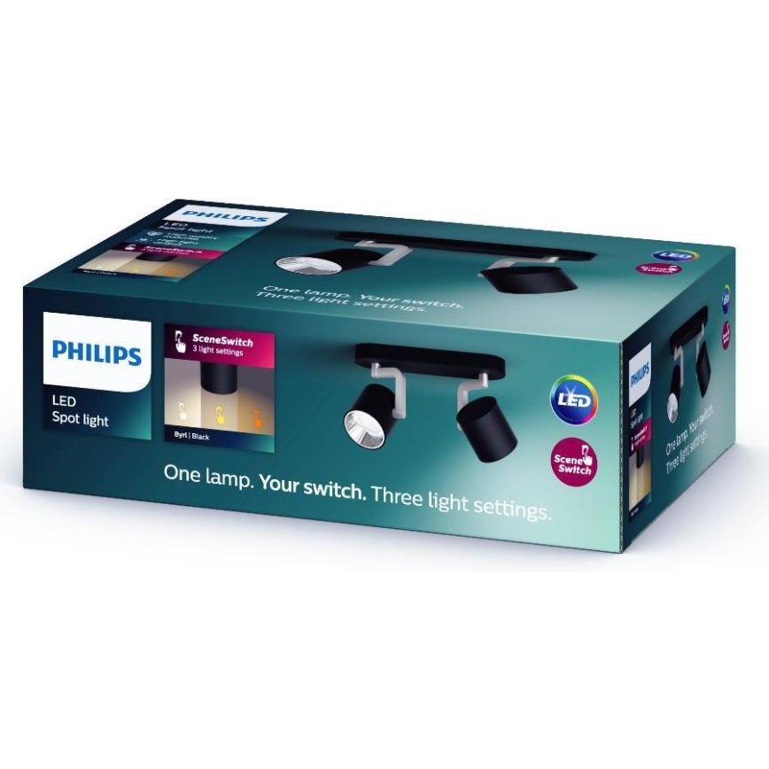 Philips - LED dimbar spotlight 2xLED/4,5W/230V