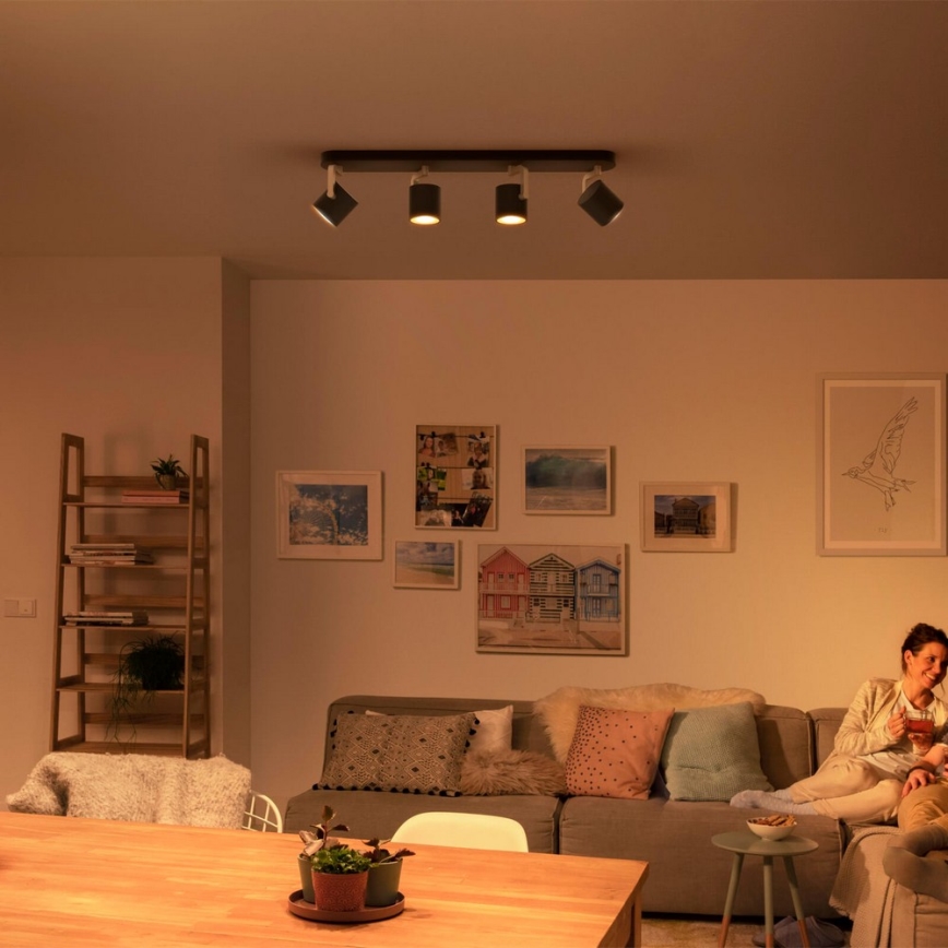 Philips - LED-dimbar strålkastare 4xLED/4,5W/230V