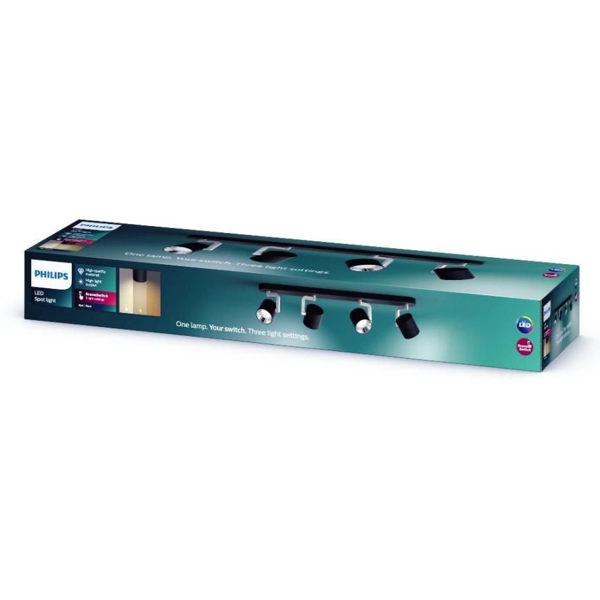 Philips - LED-dimbar strålkastare 4xLED/4,5W/230V