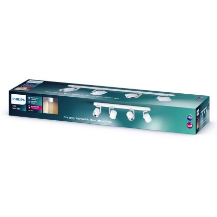 Philips - LED-dimbar strålkastare 4xLED/4,5W/230V