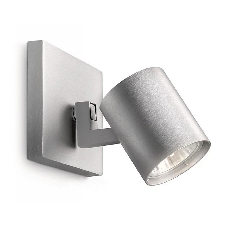 Philips 53090/48/16 - Spotlight RUNNER silver 1xGU10/35W/230V