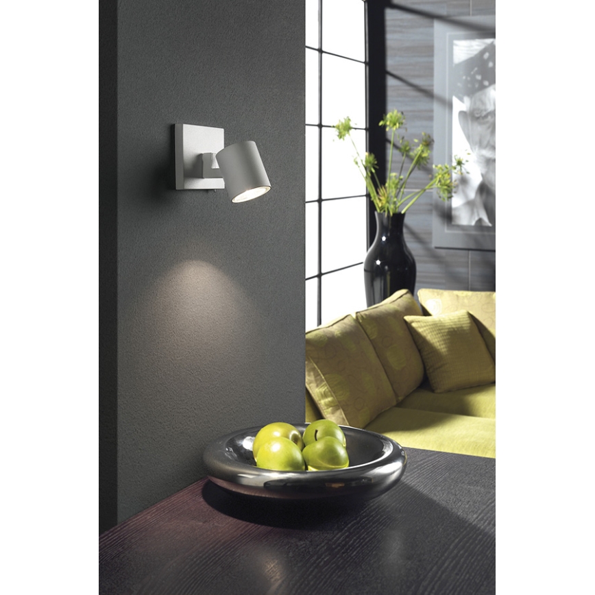 Philips 53090/48/16 - Spotlight RUNNER silver 1xGU10/35W/230V
