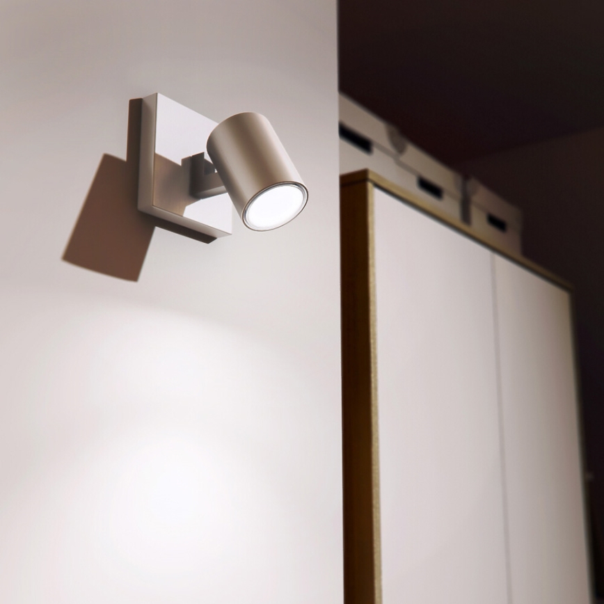 Philips 53090/48/16 - Spotlight RUNNER silver 1xGU10/35W/230V