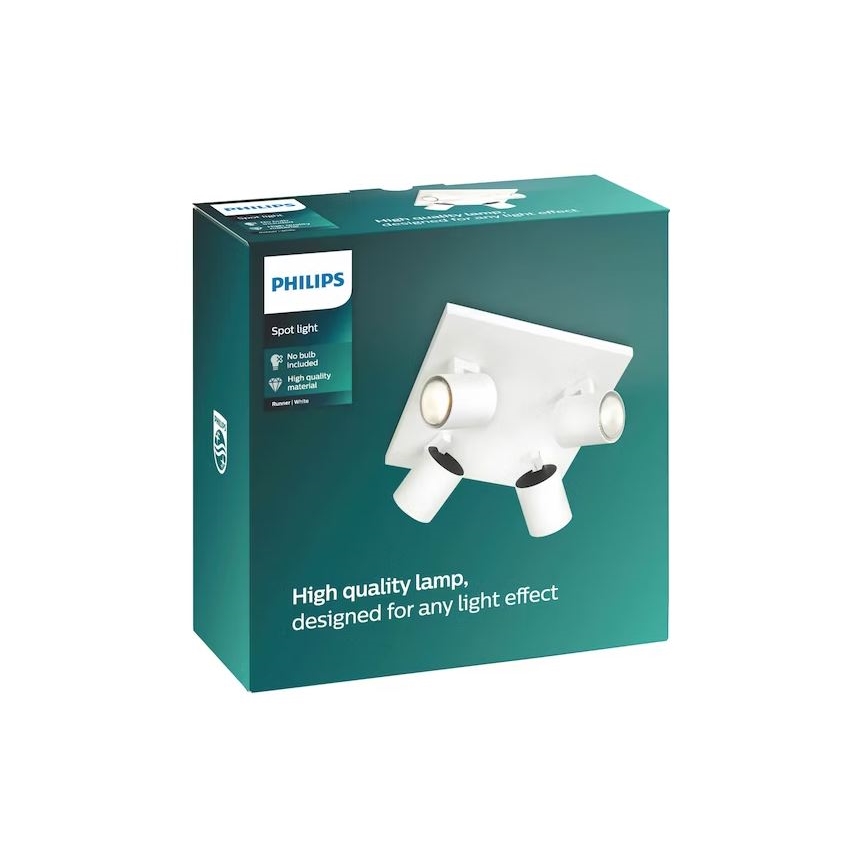 Philips 53094/31/12 - Spotlight RUNNER 4xGU10/50W/230V