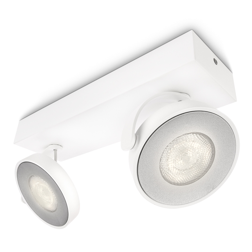 Philips 53172/31/P0 - Dimbar spotlight MYLIVING CLOCKWORK 2xLED/4.5W