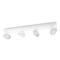 Philips 53174/31/P0 - Dimbar spotlight MYLIVING CLOCKWORK 4xLED/4.5W