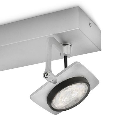 Philips 53192/48/16 - LED ljusreglerad spotlight MILLENNIUM 2xLED/4W/230V