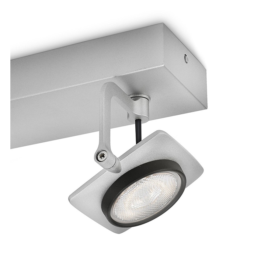Philips 53192/48/16 - LED ljusreglerad spotlight MILLENNIUM 2xLED/4W/230V