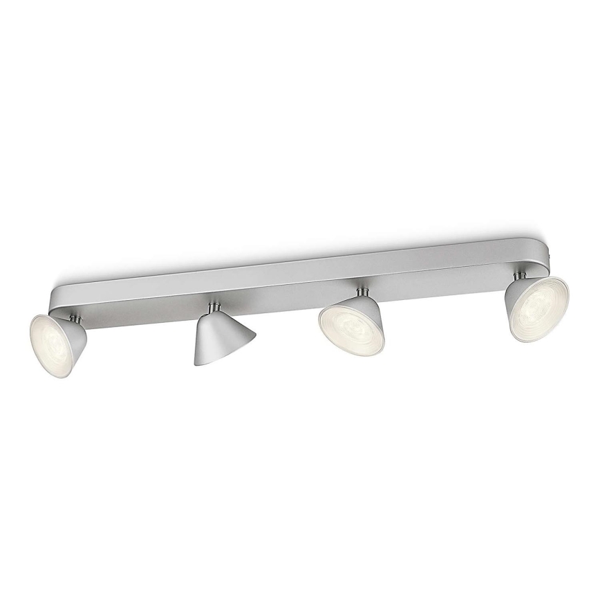 Philips 53284/48/16 - LED spotlight MYLIVING TWEED 4xLED/3W/230V