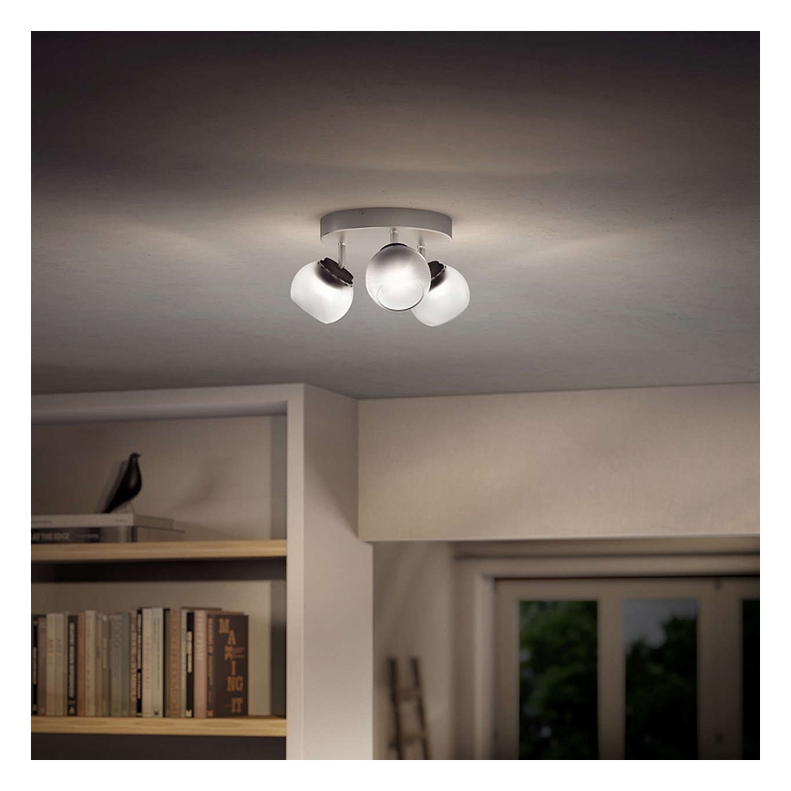 Philips 53323/17/16 - LED spotlight BALLA 3xLED/4W/230V