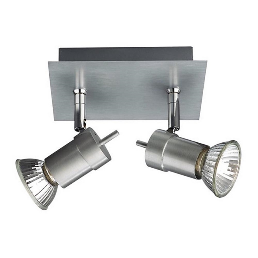 Philips 55082/48/PN - Spotlight TITAN 2xGU10/50W/230V