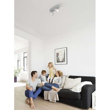 Philips 56242/48/16 - LED Dimbar spotlight STAR 2xLED/4,5W/230V