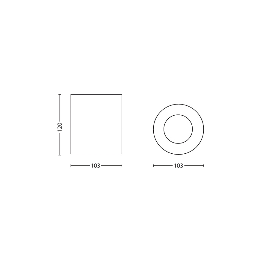 Philips 56330/30/PN - Spotlight MYLIVING PILLAR 1xGU10/20W/230V