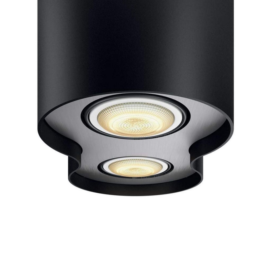 Philips 56332/30/P6 - LED Dimbar belysning Hue PILLAR 2xGU10/5W/230V + Fjärrkontroll
