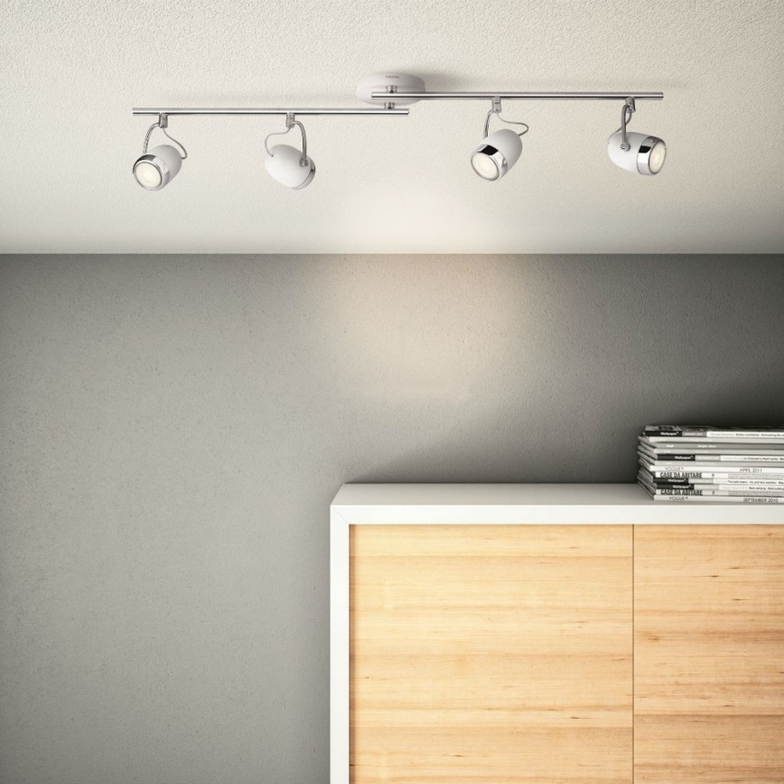 Philips 56484/31/PN - Spotlight MYLIVING BALSA 4xGU10/35W/230V