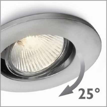 Philips 57959/17/PN - Infälld Belysning AGENA 1xGU10/35W/230V