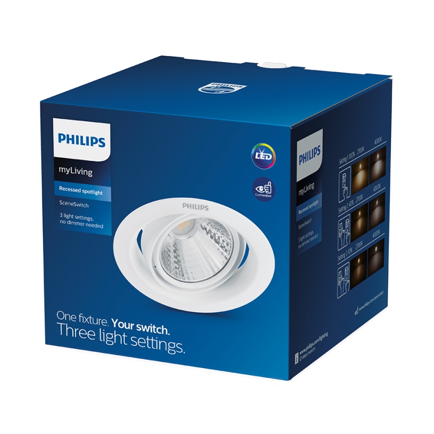 Philips 59556/31/E3 - LED Hängande Takbelysning POMERON 1xLED/7W/230V 4000K