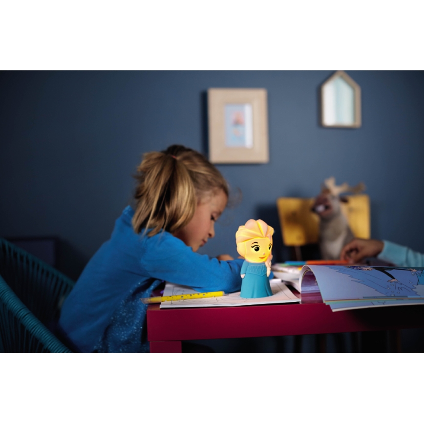 Philips 71768/03/16 - Barn LED-lampa DISNEY ELSA 1xLED/0,3W/3V