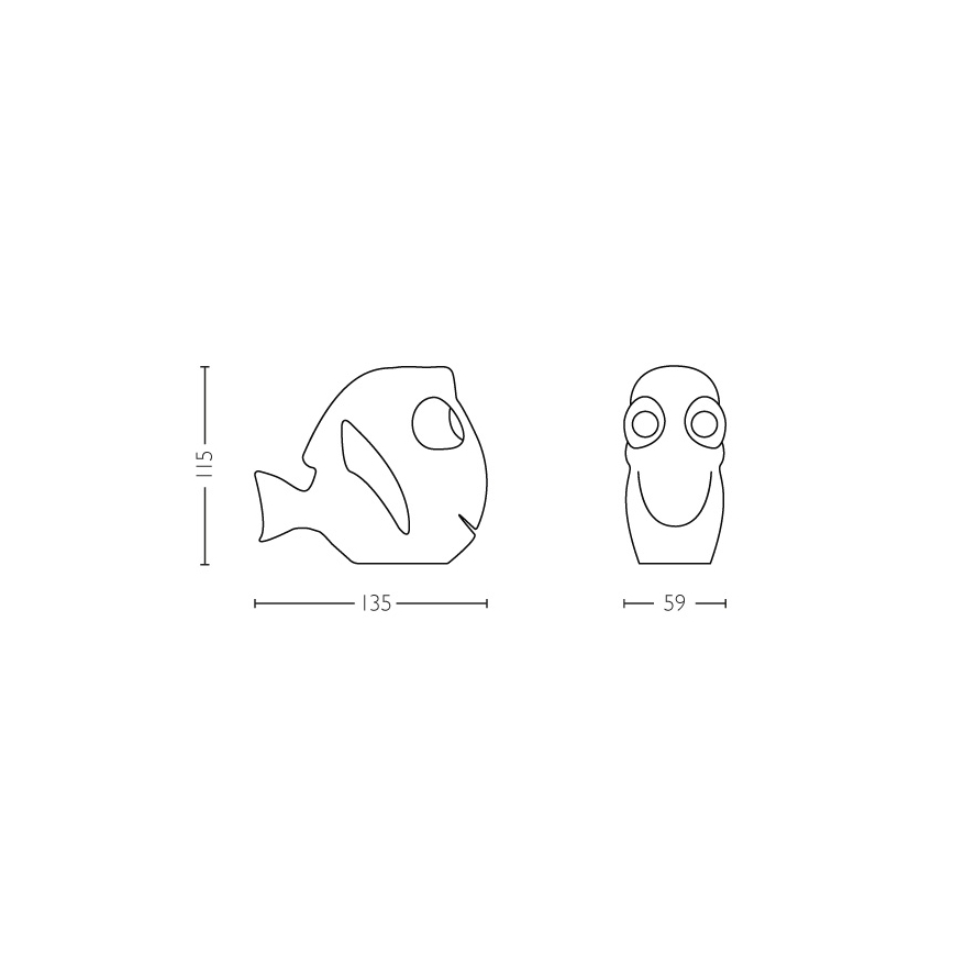 Philips - LED-barnlampa 1xLED/0,3W/3V