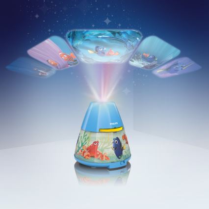Philips 71769/90/16 - LED Barn projektor DISNEY DORY LED/0,1W/3xAAA