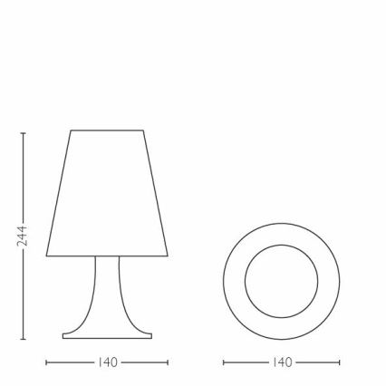 Philips 71795/30/P0 - LED Barn Bordslampa DISNEY STAR WARS 1xLED/2,3W/230V