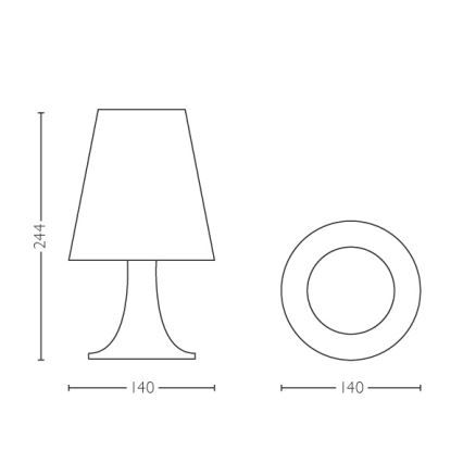 Philips 71795/90/16 - LED Barn Bordslampa DISNEY DORY LED/2,3W/230V