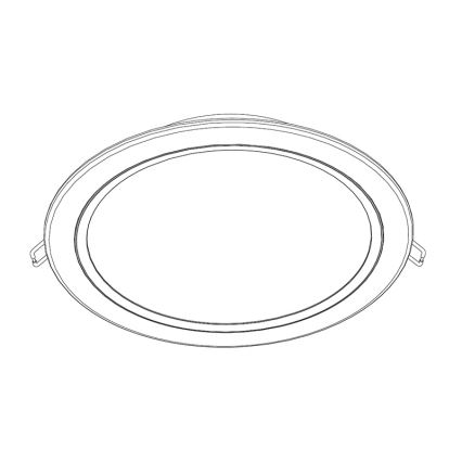 Philips 80088/17/16 - LED Hängande Takbelysning RASTABAN 1xLED/20W/230V