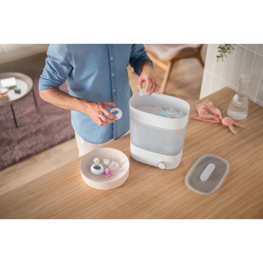 Philips Avent - Ångelektrisk sterilisator PREMIUM 3in1