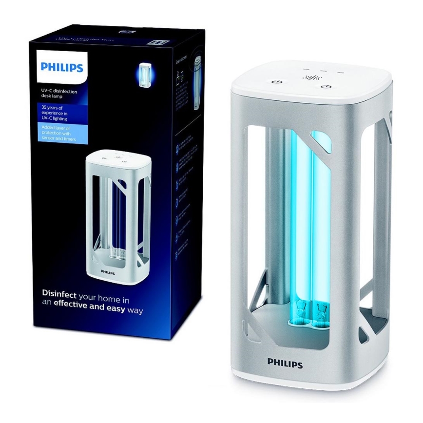 Philips - Desinfektionslampa med sensor UV-C/24W/230V