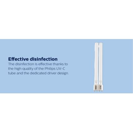 Philips - Desinfektionslampa med sensor UV-C/24W/230V
