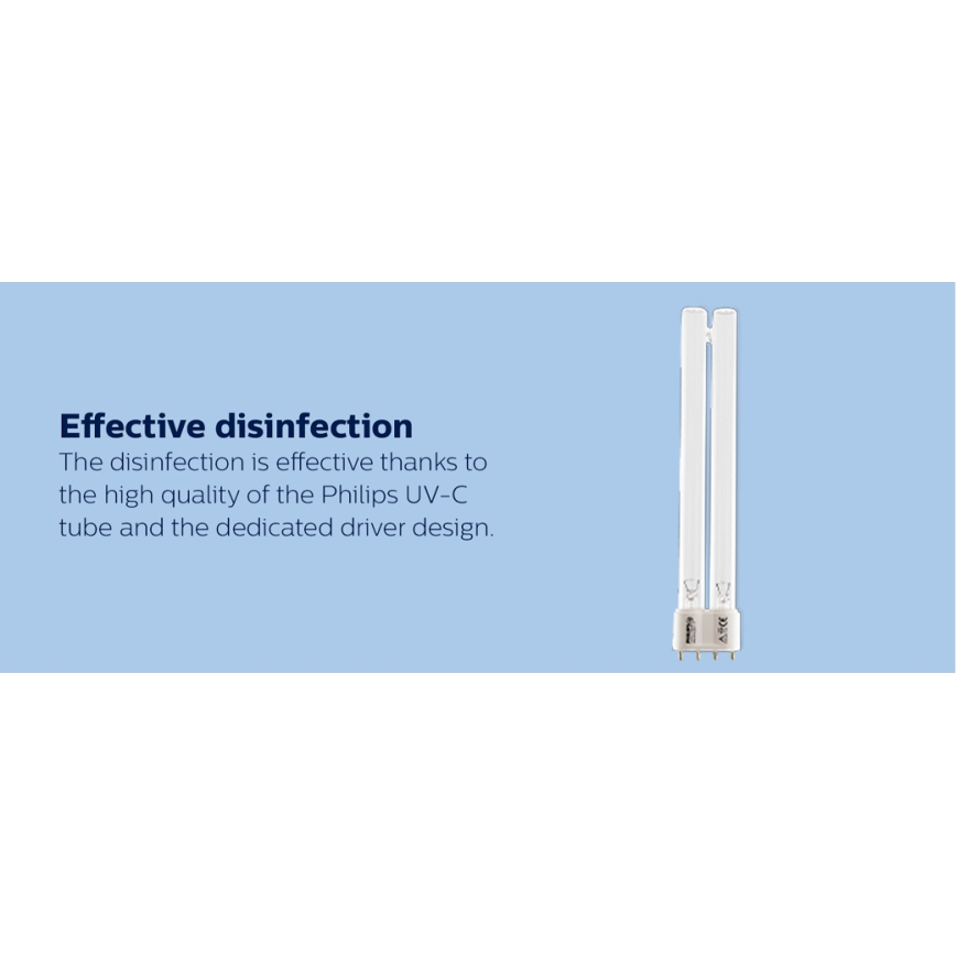 Philips - Desinfektionslampa med sensor UV-C/24W/230V