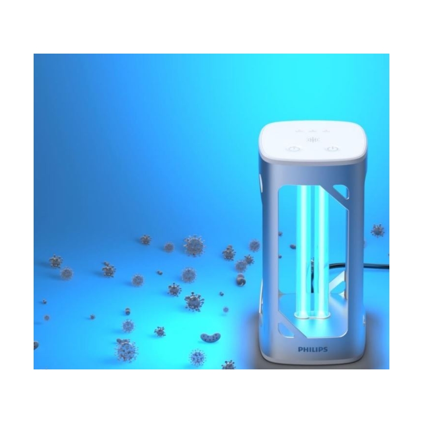 Philips - Desinfektionslampa med sensor UV-C/24W/230V