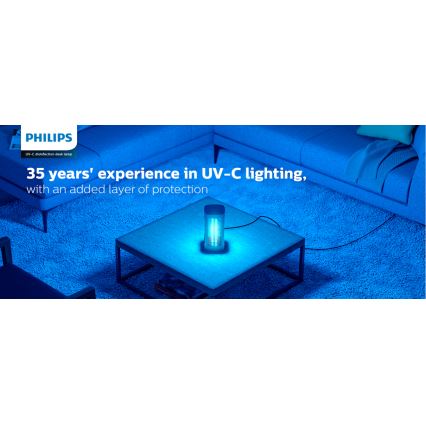 Philips - Desinfektionslampa med sensor UV-C/24W/230V