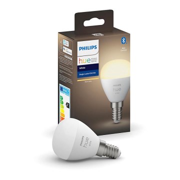 Philips - Dimbar LED-lampa Philips Hue Vit AMBIANCE P45 E14/5,5W/230V 2700K